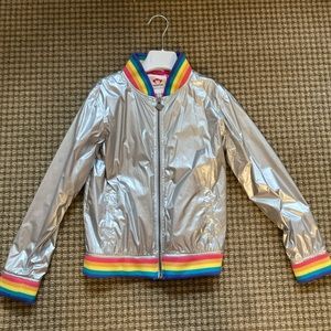 Appaman- Silver Bomber Jacket size 10